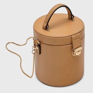 ZARA BASIC Shoulder Cylinder Bag